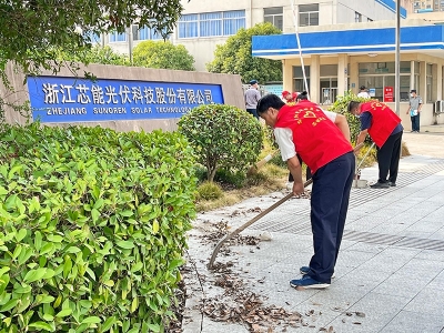 芯能科技黨支部開展“助力創(chuàng)城，黨員先行”主題黨日活動